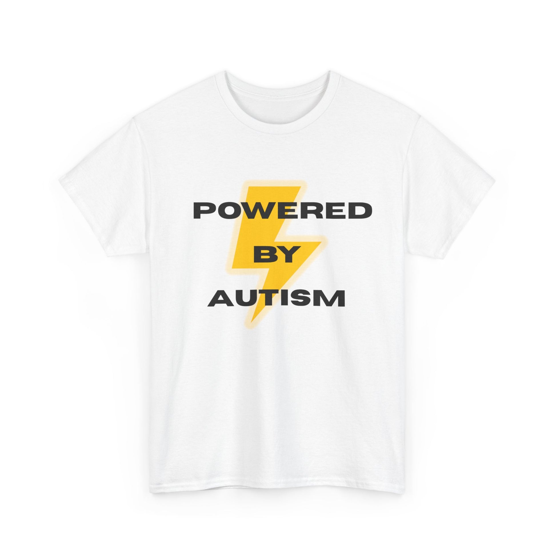 Powered by autism t shirt